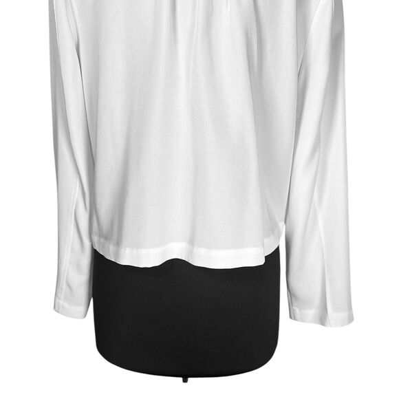 Soft Surroundings Women’s Jacket M White Open Front Cropped Relaxed Lagenlook - Picture 9 of 10